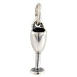 Sterling Silver Wine Glass Charm