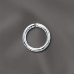 STERLING SILVER 19 GA .036"/7MM OD JUMP RING ROUND - OPEN