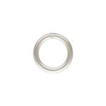 Sterling Silver Round Closed Jump Ring - .040"/7mm OD - 18 GA