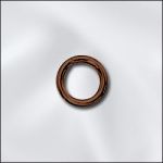 Genuine Copper 18 GA .039"/6mm Od Jump Ring Round - Open