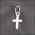 Sterling Silver Charm - Small Solid Cross