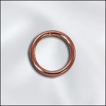Genuine Copper 18 GA .039"/8mm Od Round Jump Ring - Open