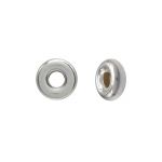 Sterling Silver 5MM Smooth Rondelle Bead w/1.8MM Hole