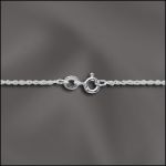 Sterling Silver Finished Rope Chain - 24"