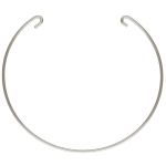 Sterling Silver Interchangeable Cuff Bracelet - Round Wire 1.27mm/16GA - 65mm ID