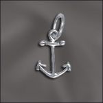 Sterling Silver Anchor Charm (Antique Finish)