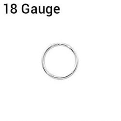 stainless steel 18 gauge jump ring 10mm