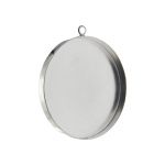 Sterling Silver Round Bezel Setting with Ring - 20mm