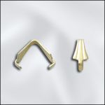 (D) Base Metal Plated Pinch Bail (Gold Plated)