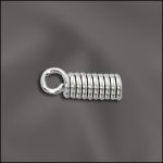 Sterling Silver End Cord Spring  - 3MM