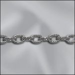 Base Metal Plated Fancy Cable Chain (Gun Metal)