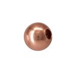 Genuine Copper 7mm Round Seamed Bead with 2.1mm Hole