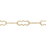 Gold Filled Krinkle Chain - 5.5x2mm - .4mm Wire Diameter
