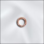 Genuine Copper 21 GA .028"/4mm Od Round Jump Ring  - Open