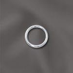 Silver Filled 21 Ga .028"/6mm Od Jump Ring  Round - Open