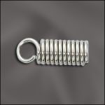 Sterling Silver End Cord Spring - 5MM
