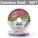 Econflex Stainless Steel Hobby Beading WIre - Medium Diameter 30ft