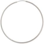 Sterling Silver Endless Hoop w/Hinged Wire - 2mm Tubing / 60mm OD