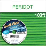 (D) Peridot Soft Flex Wire - 100' .019"/24G/.50mm