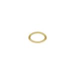 Gold Filled Oval Closed Jump Ring - 22 GA .64x3.5x5.3mm