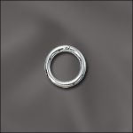 Silver Filled 18 Ga .040"/7Mm Od Jump Ring Round - Closed