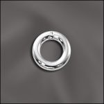 Sterling Silver 14 Ga .063"/7Mm Od Jump Ring Round - Closed
