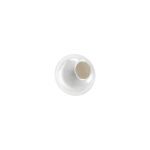 Sterling Silver Light Weight Smooth Round Seamless Bead with .9mm Hole - 2.5mm