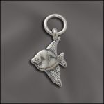 Sterling Silver Angel Fish Charm
