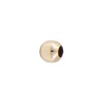 Gold Filled 2mm Smooth Round Seamless Bead w/ .9mm hole