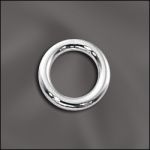 Sterling Silver Round Closed Jump Ring - .063"/9mm OD - 14 GA