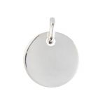 Sterling Silver Blank Engravable 8mm - Round with Ring