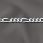 Sterling Silver Figaro 3+1 Chain