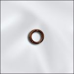 Antique Copper Round Closed Jump Ring - 21 GA - .028"/4mm OD