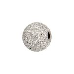 Sterling Silver Sparkle Bead - 8mm with 1.8mm Hole