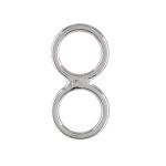 Sterling Silver Ring for S Hook - 8x4mm