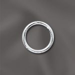 Silver Filled 19 Ga .036"/8Mm Od Jump Ring Round  - Open