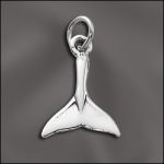 STERLING SILVER CHARM - WHALE TAIL