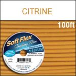 (D) Citrine Soft Flex Wire - 100' .019"/24G/.50mm