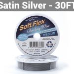 Satin Silver Soft Flex Wire - 49 STD - 30' .019"/24G/.50mm