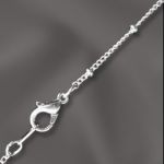 Base Metal Plated Satellite Finished Chain - 18" (Silver) w/LC