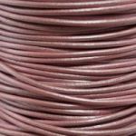 Mystique Pink Round Leather Cord