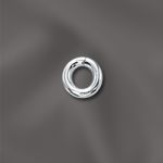 STERLING SILVER 17 GA .048"/5MM OD JUMP RING ROUND - OPEN