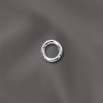 Sterling Silver Round Closed Jump Ring - .028"/4mm OD - 21 GA