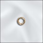 GOLD FILLED 21 GA .028"/4MM OD JUMP RING ROUND - CLOSED