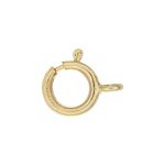 Gold Filled Lightweight Spring Ring with Open Ring - 6mm