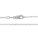 Sterling Silver Finished E-Coat Neck Chain - 2x.9mm Drawn Box Chain - 18"