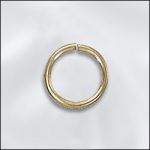 Gold Filled - 18GA .039"/8mmOD Round Jump Ring - Open