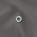 STERLING SILVER 21 GA .028"/3MM OD JUMP RING ROUND - OPEN